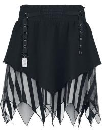 Beetlejuice Kort nederdel - Stol aldrig på de levende - S till XXL - Damer - sort