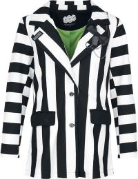 Beetlejuice Blazer - Stol aldrig på de levende - S till XXL - Damer - sort-hvid