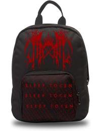 Sleep Token Mini-rygsække - Grunge Logo - Unisex - sort-rød