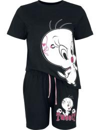 Looney Tunes Pyjamas - Tweety Skull - S till XXL - Damer - multifarvet