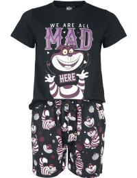 Alice i Eventyrland - Disney Pyjamas - Filurkatten - We Are All Mad Here - S - Damer - sort