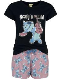 Lilo & Stitch - Disney Pyjamas - Ready 'n Wild - L till XXL - Damer - multifarvet