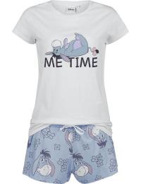 Peter Plys - Disney Pyjamas - Eeyore - Me Time - S till XXL - Damer - hvid-blå