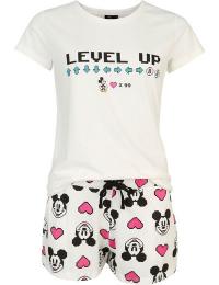 Mickey & Minnie Mouse - Disney Pyjamas - Cheat Code - S till 3XL - Damer - multifarvet