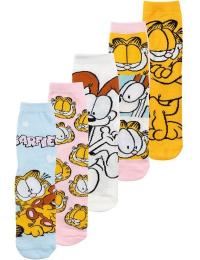 Garfield Sokker - Garfield - Sokker (5-pak) - EU 38-43 - Damer - multifarvet
