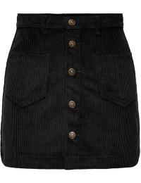 Only Kort nederdel - ONLAMAZING GLOBAL HW CORD NEDERDEL BUKS NOOS - XS till XL - Damer - sort