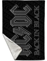 AC/DC Tæpper - Back in Black - Ingen - multifarvet