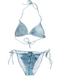 RED by EMP Bikinisæt - Basic - S till XXL - Damer - blå