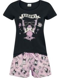 Hello Kitty - Anime Pyjamas - Hello Kitty og Venner - Kuromi - krystalkugle - M till XXL - Damer - multifarvet