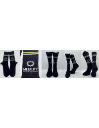 Metality Sokker - Socken - EU41-45 till EU 36-40 - Unisex - multifarvet