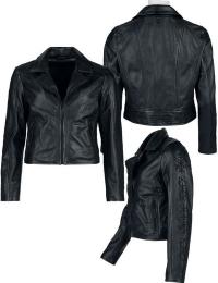 Black Premium by EMP Læderjakke - Celtic Blessing - S till XXL - Damer - sort