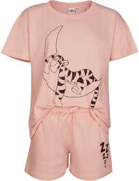 Peter Plys - Disney Pyjamas - Tigerdyr og Månen - S till XXL - Damer - lys pink