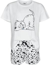 101 Dalmatinere - Disney Pyjamas - pletter - S till XXL - Damer - hvid