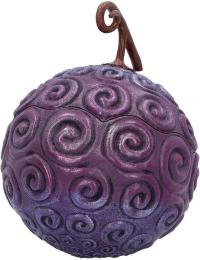 One Piece - Anime Opbevaringsboks - Nemesis Now Devil Fruit - Ingen - lilla-grøn