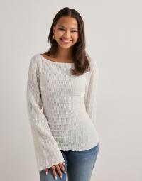 Nelly - Hvid - Elegant Structure Ls Top
