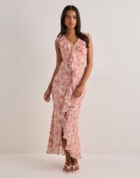 Neo Noir - Blomstret - Zella Chiffon Print Dress