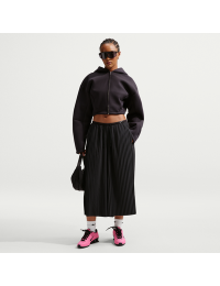 Oversized Nike culottebukser med mellemhøj talje til kvinder - sort