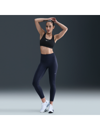Højtaljede Nike Tempo 7/8-løbeleggings til kvinder - blå