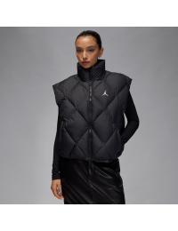 Quiltet Jordan Brooklyn Therma-FIT-dynevest til kvinder - sort