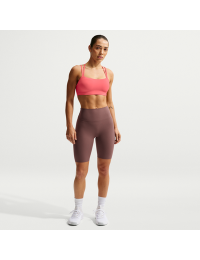 Nike Zenvy-cykelshorts (20 cm) med høj talje til kvinder - lilla