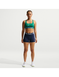 Nike Pro-cykelshorts med mellemhøj talje (8 cm) til kvinder - blå