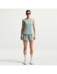 Nike Tempo Dri-FIT-løbeshorts med mellemhøj talje og indershorts til kvinder - grøn