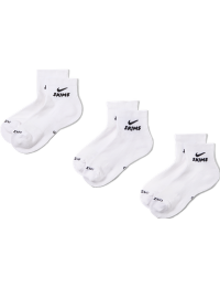 NikeSKIMS Dri-FIT-kvartstrømper (3 par) - hvid