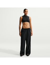 Overdimensionerede NikeSKIMS Stretch Nylon-bukser til kvinder - sort