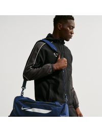 Nike Academy-fodboldsportstaske med hårdt etui (small, 40 l) - blå