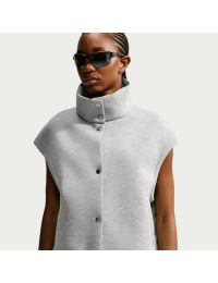 Løstsiddende Nike Pregame Fleece-vest til kvinder - grå