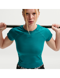 Nike Pro Seamless Dri-FIT-T-shirt til kvinder - blå