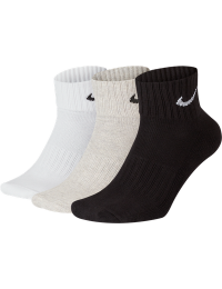 Polstrede Nike-ankelstrømper (3 par) - multifarvet